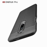OnePlus 7 Pro      Leather Texture Case    Red