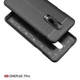 OnePlus 7 Pro      Leather Texture Case    Red