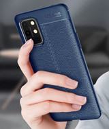 OnePlus 8T      Leather Texture Case    Navy
