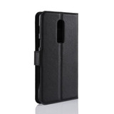 Oneplus 6      Pu Wallet Case    [Black]