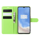 Oneplus 7T      Pu Wallet Case    [Green]