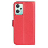 Oneplus Nord Ce 2 Lite      Pu Wallet Case    [Red]