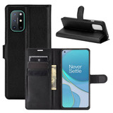 Oneplus 8T      Pu Wallet Case    [Black]