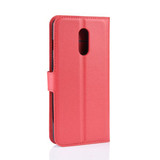 Oneplus 7      Pu Wallet Case    [Red]