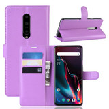 Oneplus 7 Pro      Pu Wallet Case    [Purple]