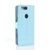 Oneplus 5T      Pu Wallet Case    [Lightblue]