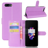 Oneplus 5      Pu Wallet Case    [Purple]