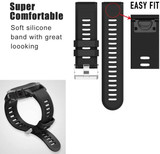 Garmin Fenix 7X Pro      Silicone Strap   Black