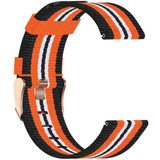 Garmin Venu 3S      Nylon Strap   Black/Orange