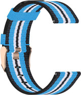 Garmin Venu SQ 2      PU Leather Strap   Black/LightBlue