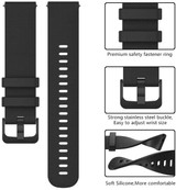 Garmin Venu SQ 2      Silicone Strap   Black