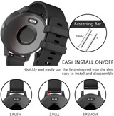 Garmin Venu 2 Plus      Silicone Strap   Black