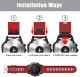 Garmin Enduro      Silicone Strap   Red