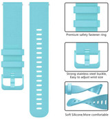 Garmin Venu SQ 2      Silicone Strap   Turquoise
