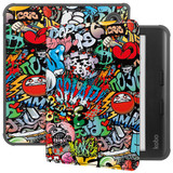 Kobo Libra Colour  Designer Folio Case   Graffiti