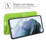Samsung Galaxy S21 Fe 5G      Pu Wallet Case    [Green]
