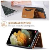 Samsung Galaxy S21 FE 5G      Magnetic Wallet    Brown