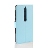 Nokia 6.1      Pu Wallet Case    [Lightblue]