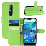 Nokia 7.1      Pu Wallet Case    [Green]