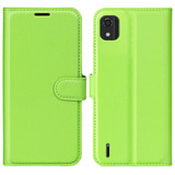 Nokia C2 (2Nd Edition)      Pu Wallet Case    [Green]