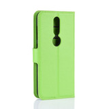 Nokia 4.2      Pu Wallet Case    [Green]