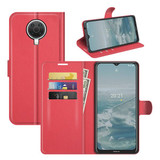 Nokia G20      Pu Wallet Case    [Red]