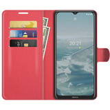 Nokia G20      Pu Wallet Case    [Red]