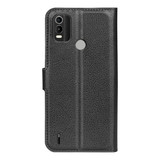 Nokia C21 Plus      Pu Wallet Case    [Black]