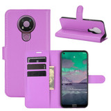 Nokia 3.4      Pu Wallet Case    [Purple]
