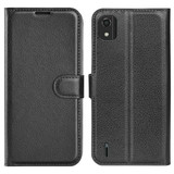 Nokia C2 (2Nd Edition)      Pu Wallet Case    [Black]