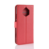 Nokia 9 Pureview      Pu Wallet Case    [Red]