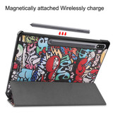 Samsung Tab S7 FE    Designer Tri-Fold Case      Graffiti