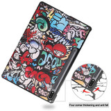 Samsung Tab S7 FE    Designer Tri-Fold Case      Graffiti