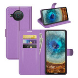 Nokia X10/X20 Pu Wallet Case [Purple]