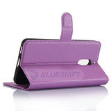 Nokia 6      Pu Wallet Case    [Purple]