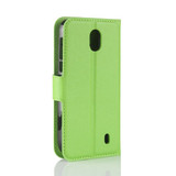 Nokia 1      Pu Wallet Case    [Green]