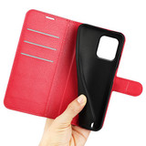 Nokia C12      Pu Wallet Case    [Red]