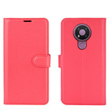 Nokia 3.4      Pu Wallet Case    [Red]