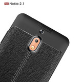 Nokia 2.1 Leather Texture Case Grey