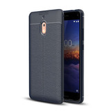 Nokia 2.1 Leather Texture Case Navy