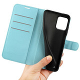 Nokia C12      Pu Wallet Case    [Lightblue]