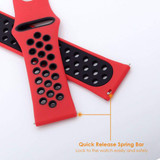 Samsung Galaxy Watch 4 Classic      Silicone Strap   Red/Black