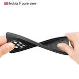 Nokia 9 PureView Leather Texture Case Red