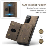 Samsung Galaxy Note 20      Magnetic Wallet    Coffee