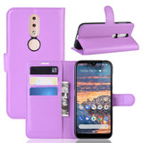 Nokia 4.2      Pu Wallet Case    [Purple]