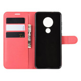 Nokia 6.2/7.2      Pu Wallet Case    [Red]
