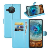 Nokia X10/X20 Pu Wallet Case [Lightblue]