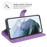 Samsung Galaxy S21 Fe 5G      Pu Wallet Case    [Purple]