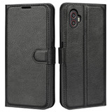 Samsung Galaxy Xcover6 Pro      Pu Wallet Case    [Black]