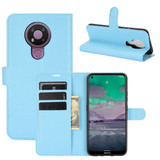 Nokia 3.4      Pu Wallet Case    [Lightblue]